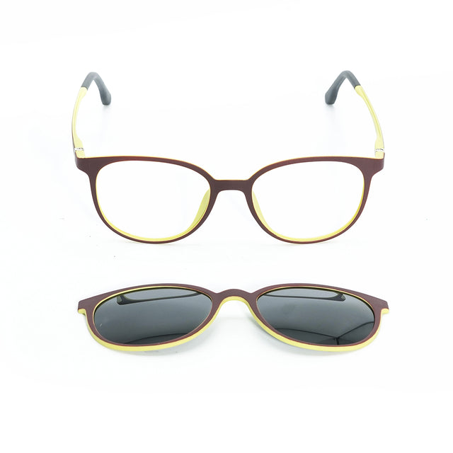 Proveedor óptico de monturas y gafas de sol , Mundogafas , HZ-8507 , Granate 50-16-140 , Graduado ,