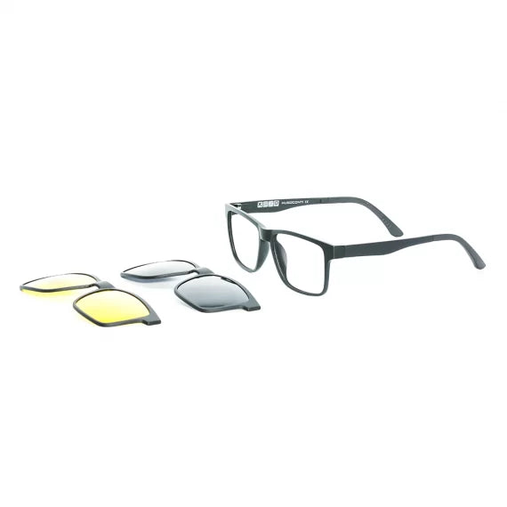 Proveedor óptico de monturas y gafas de sol , Mundogafas , HZ-8508 , Negro 56-17-140 , Graduado ,