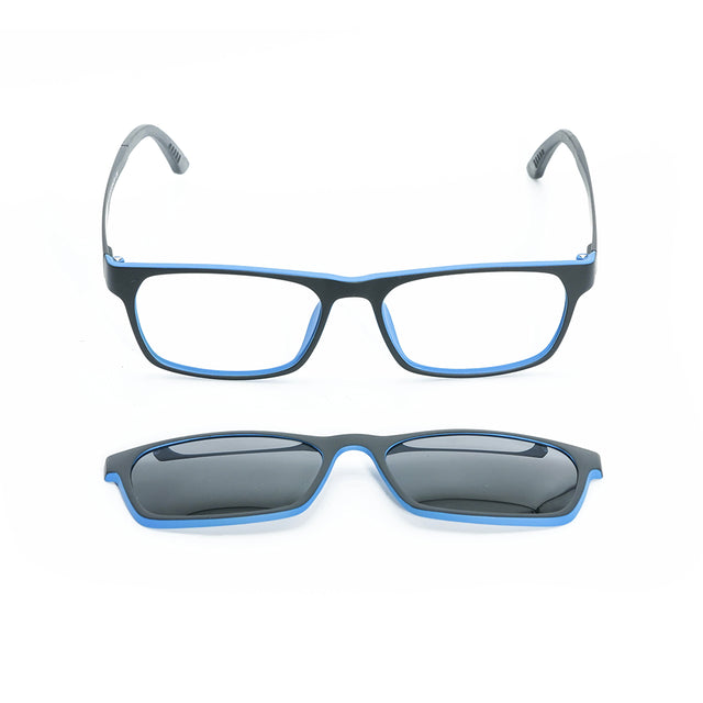 Proveedor óptico de monturas y gafas de sol , Mundogafas , HZ-8508 , Azul 56-17-140 , Graduado ,