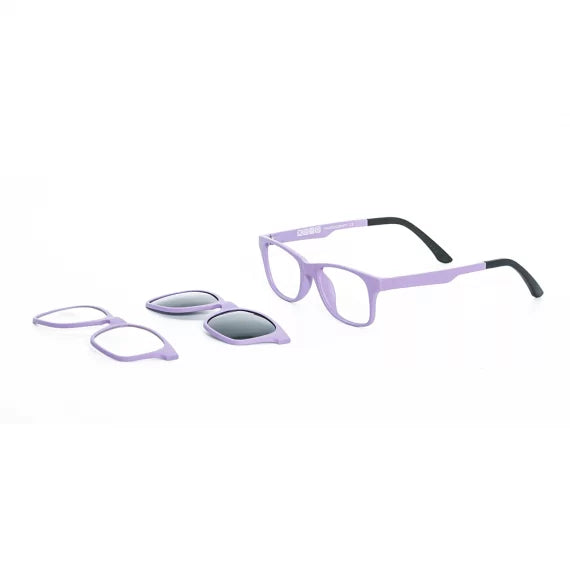 Proveedor óptico de monturas y gafas de sol , Mundogafas , HZ-8511 , Morado 46-19-137 , Graduado ,