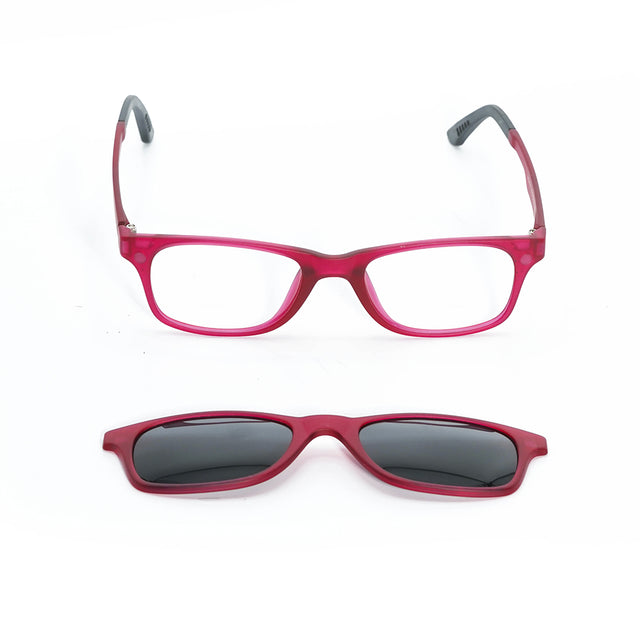 Proveedor óptico de monturas y gafas de sol , Mundogafas , HZ-8511 , Granate 46-19-137 , Graduado ,