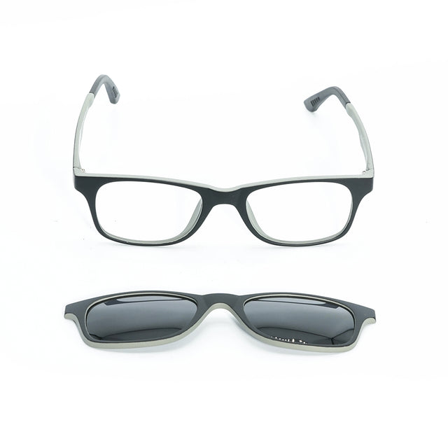 Proveedor óptico de monturas y gafas de sol , Mundogafas , HZ-8511 , Gris 46-19-137 , Graduado ,