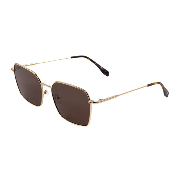 Proveedor óptico de monturas y gafas de sol , Mundogafas , CALEDONIA , Dorado 59-17-145 , Gafas de sol ,