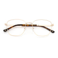 Proveedor óptico de monturas y gafas de sol , Mundogafas , COGNAC , Dorado 54-19-145 , Graduado ,