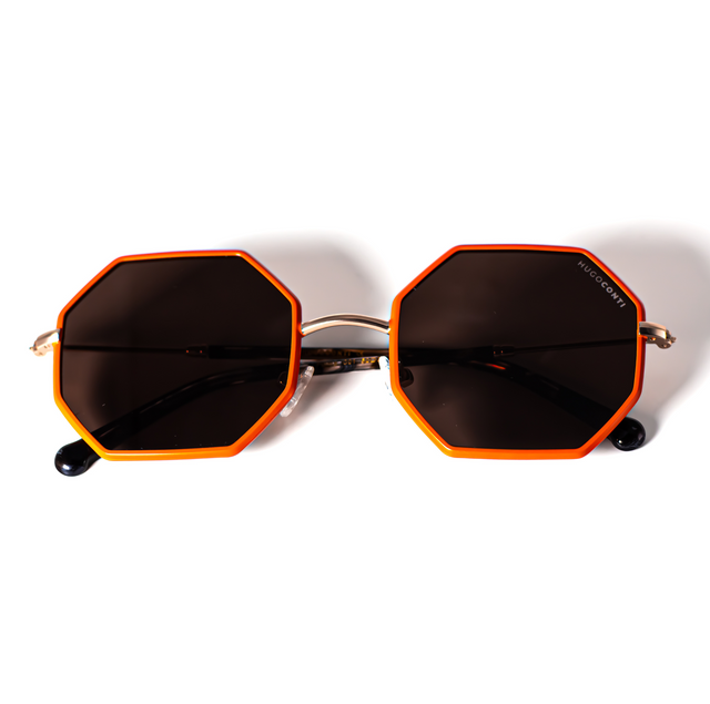 Proveedor óptico de monturas y gafas de sol , Mundogafas , PALMA , Naranja 52-22-140 , Gafas de sol ,