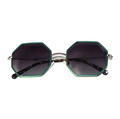 Proveedor óptico de monturas y gafas de sol , Mundogafas , PALMA , Verde 52-22-140 , Gafas de sol ,